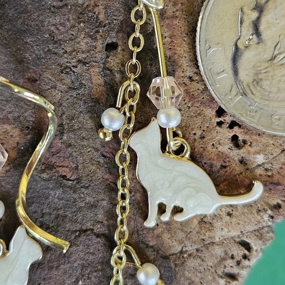 🐈Darling🩷🐈KITTY CAT Mismatched Earrings🐈🩷- NWOT - Picture 12 of 12